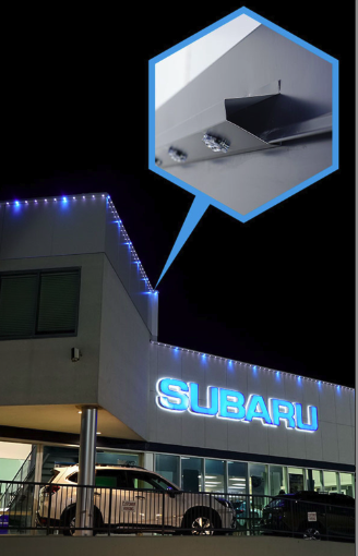 Subaru dealership lighting layout